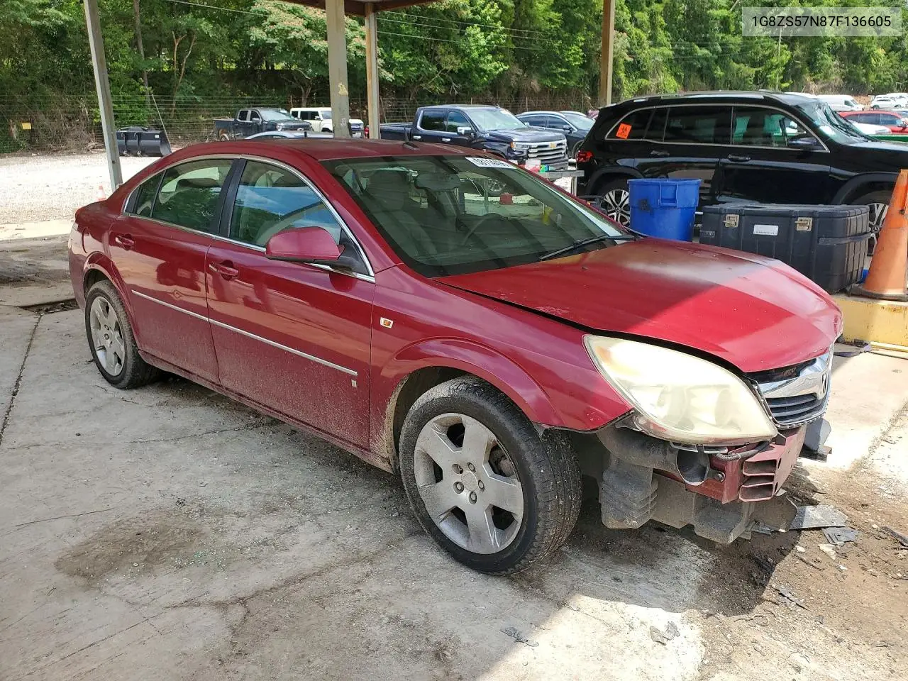 2007 Saturn Aura Xe VIN: 1G8ZS57N87F136605 Lot: 58114496