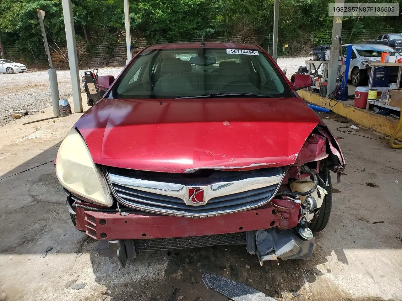 2007 Saturn Aura Xe VIN: 1G8ZS57N87F136605 Lot: 58114496
