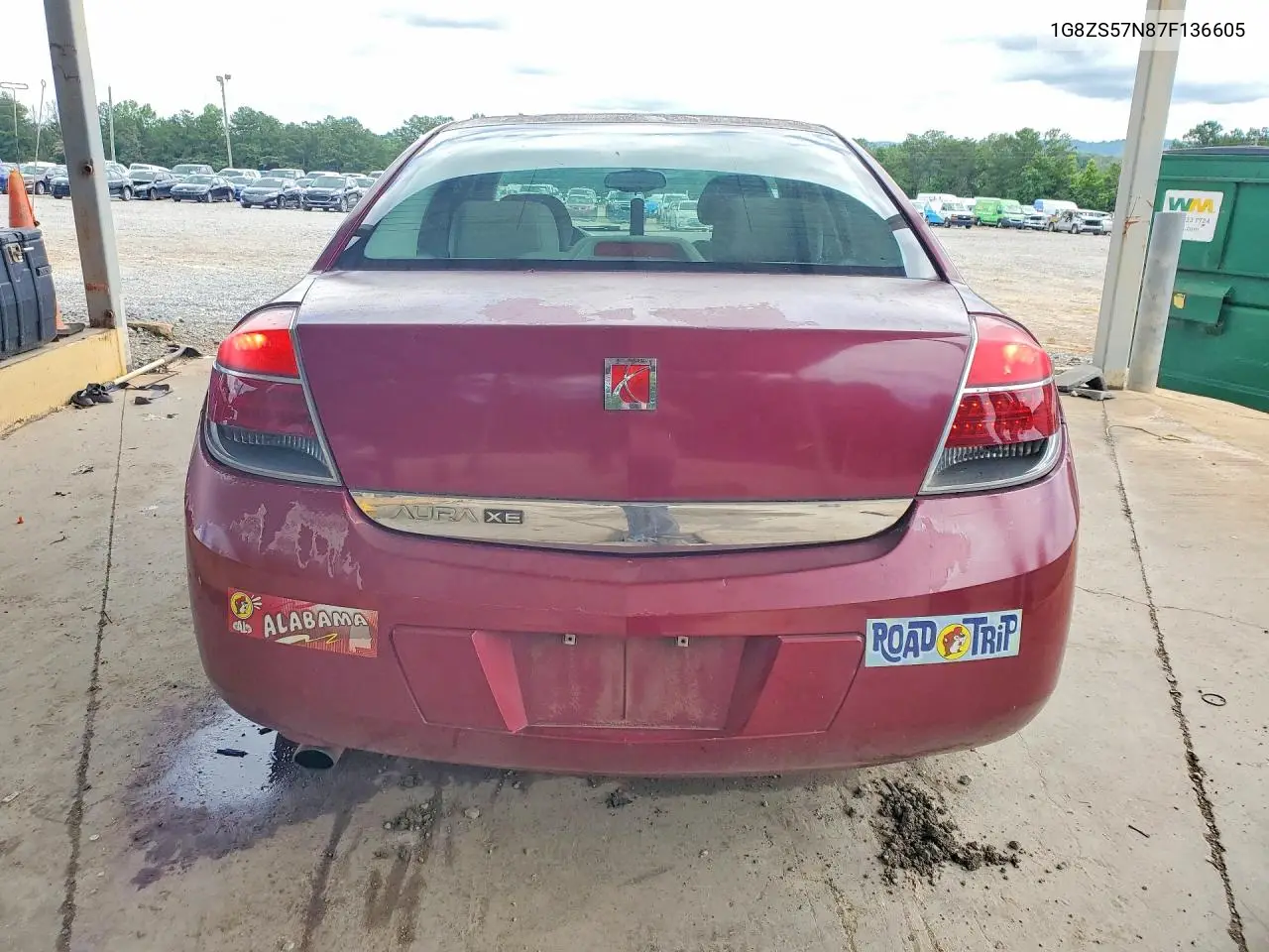 2007 Saturn Aura Xe VIN: 1G8ZS57N87F136605 Lot: 58114496