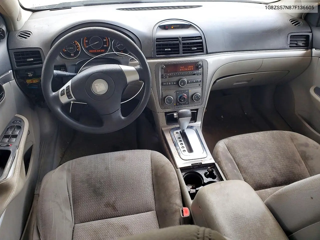 2007 Saturn Aura Xe VIN: 1G8ZS57N87F136605 Lot: 58114496