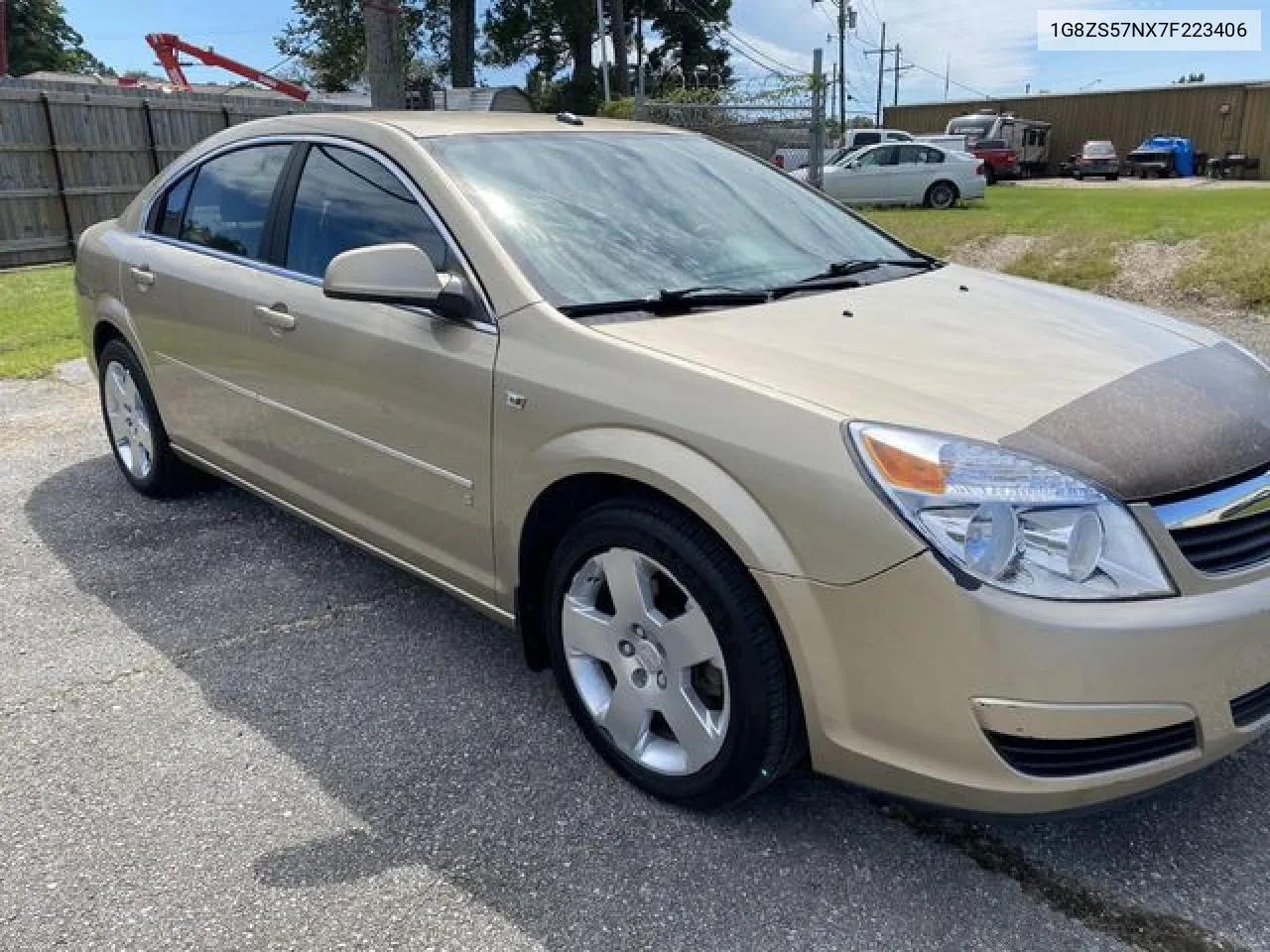 2007 Saturn Aura Xe VIN: 1G8ZS57NX7F223406 Lot: 59732322