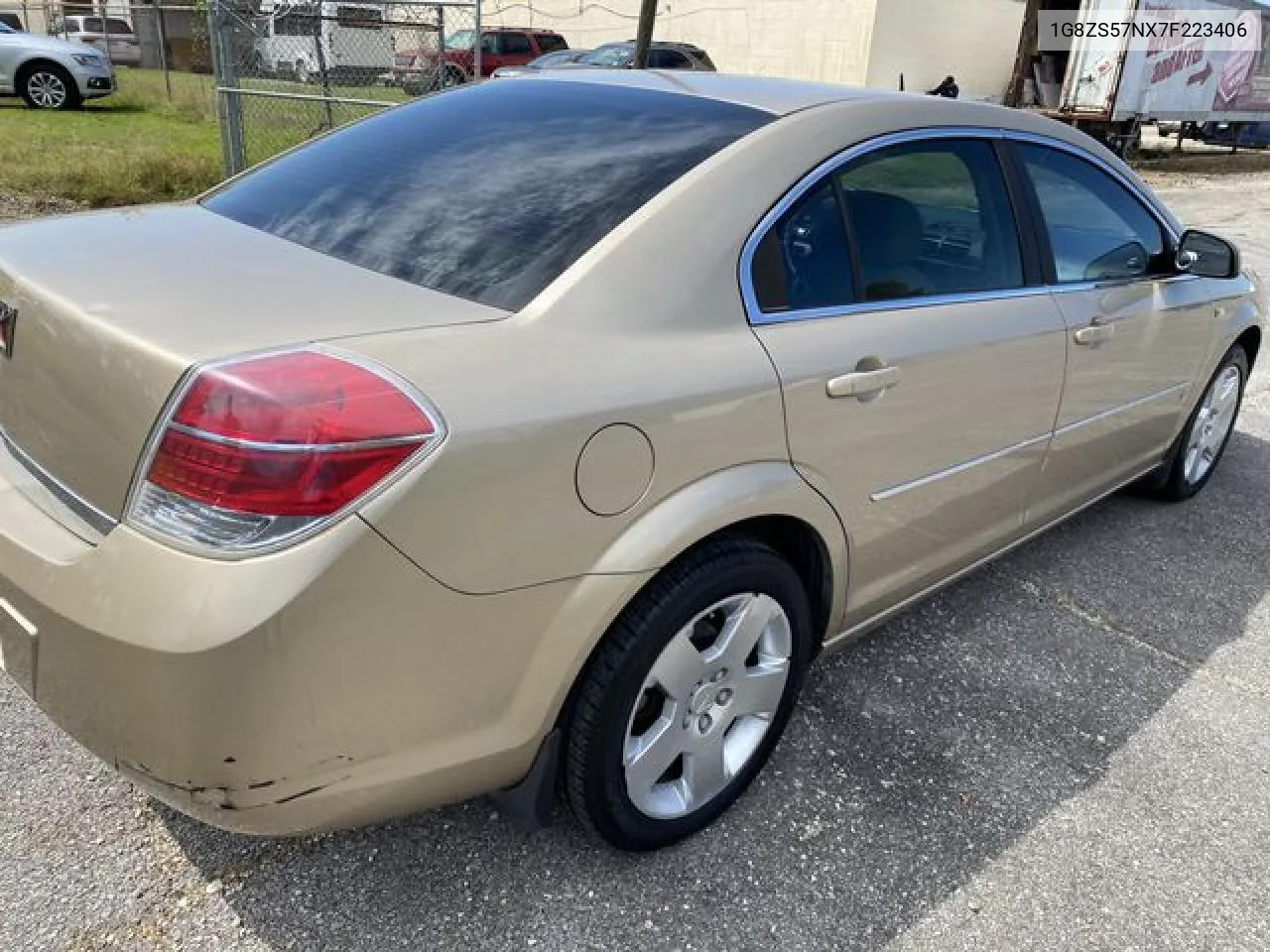 2007 Saturn Aura Xe VIN: 1G8ZS57NX7F223406 Lot: 59732322