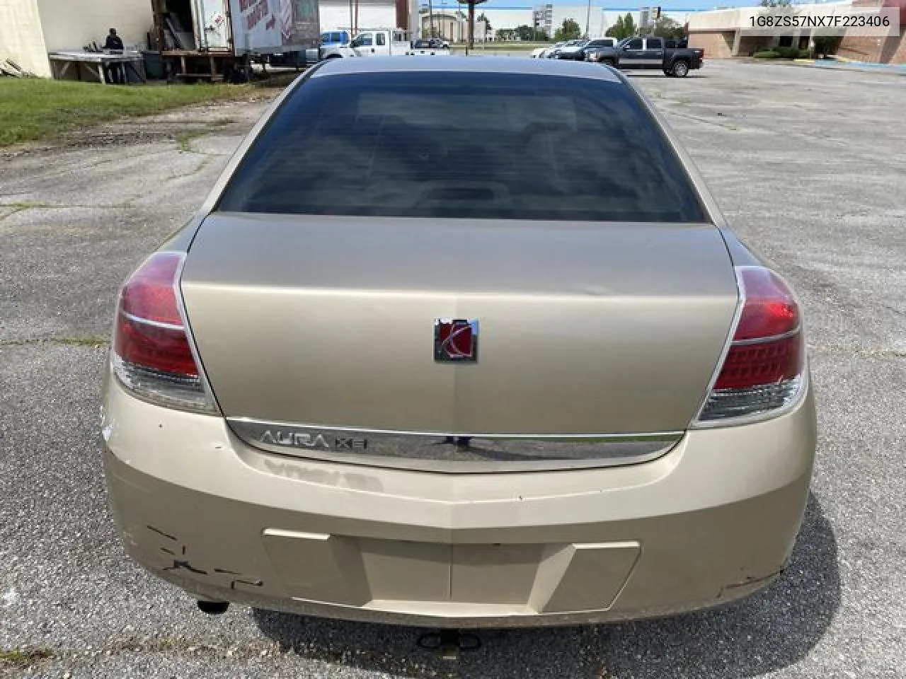 2007 Saturn Aura Xe VIN: 1G8ZS57NX7F223406 Lot: 59732322