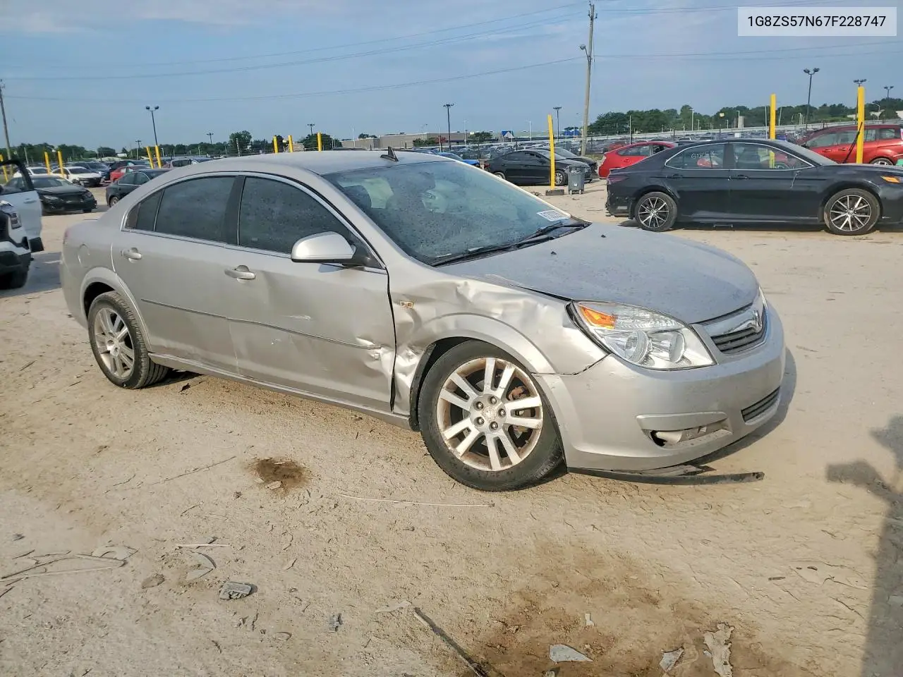 2007 Saturn Aura VIN: 1G8ZS57N67F228747 Lot: 61302206