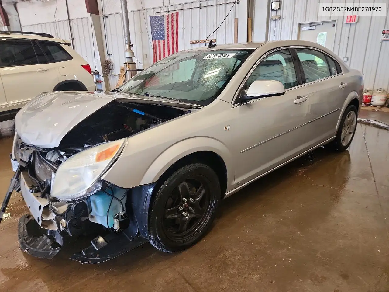 2008 Saturn Aura Xe VIN: 1G8ZS57N48F278970 Lot: 50694346