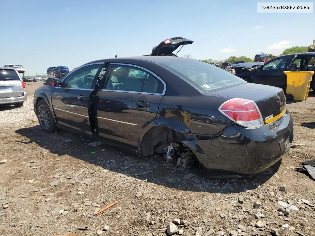 2008 Saturn Aura Xe VIN: 1G8ZS57BX8F252086 Lot: 58434975