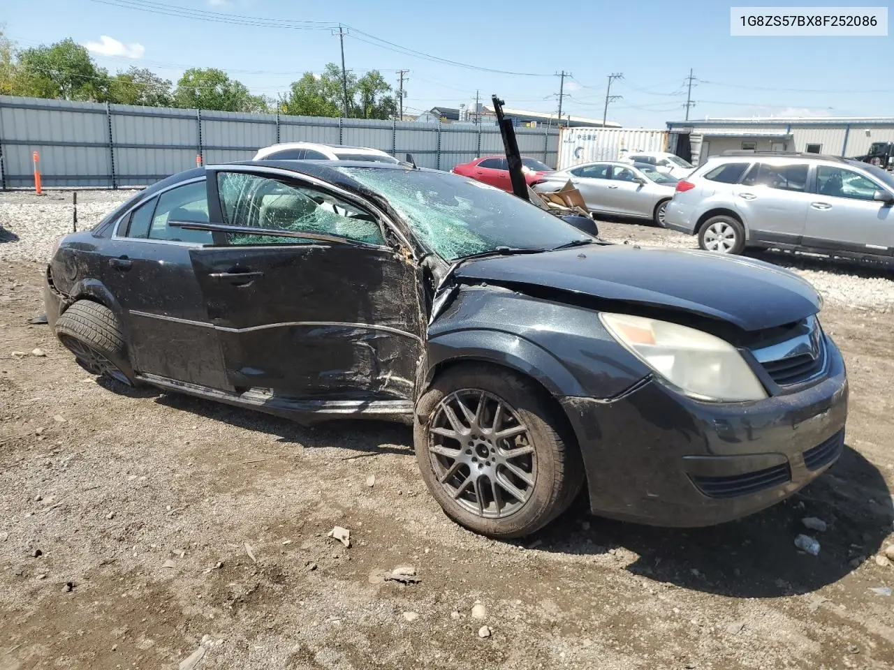 2008 Saturn Aura Xe VIN: 1G8ZS57BX8F252086 Lot: 58434975