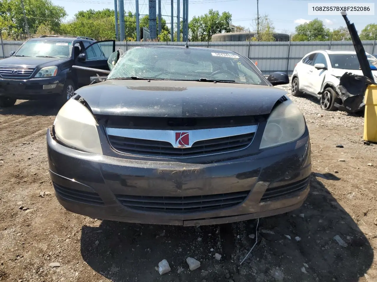 2008 Saturn Aura Xe VIN: 1G8ZS57BX8F252086 Lot: 58434975