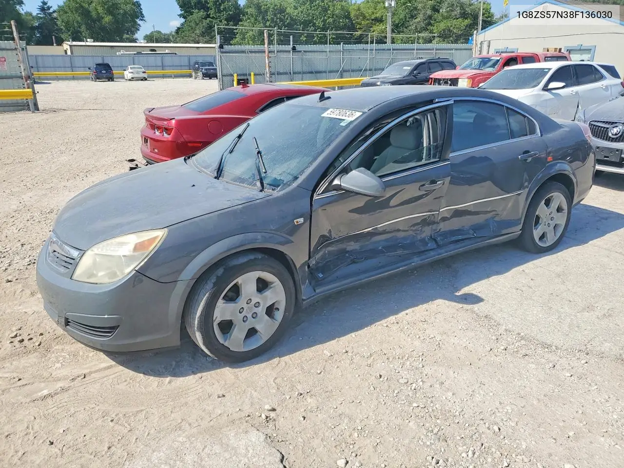 2008 Saturn Aura Xe VIN: 1G8ZS57N38F136030 Lot: 59780636