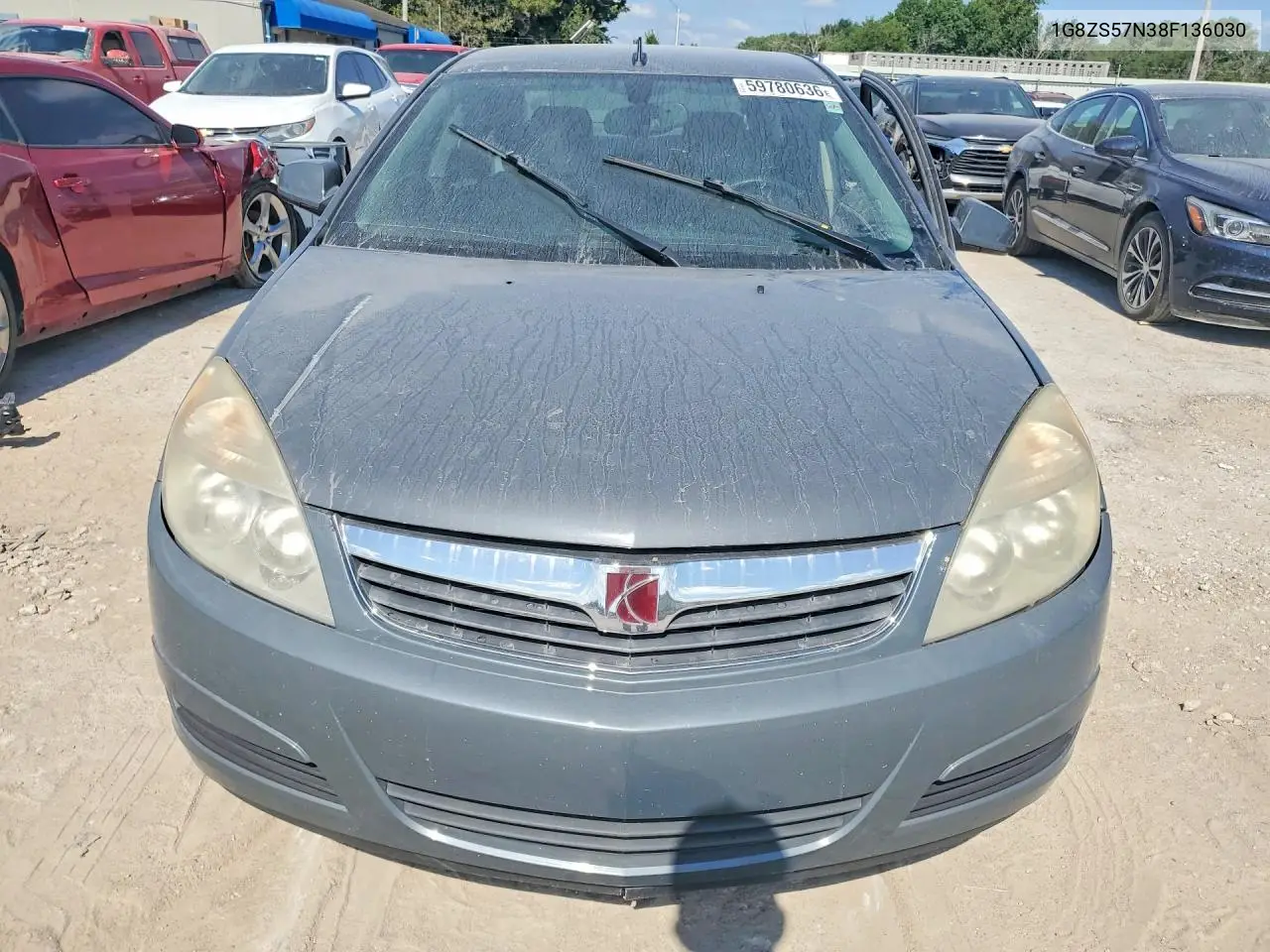 2008 Saturn Aura Xe VIN: 1G8ZS57N38F136030 Lot: 59780636