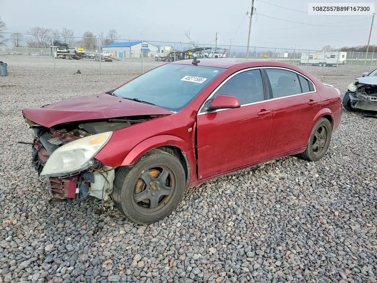 2009 Saturn Aura Xe VIN: 1G8ZS57B89F167300 Lot: 50314176