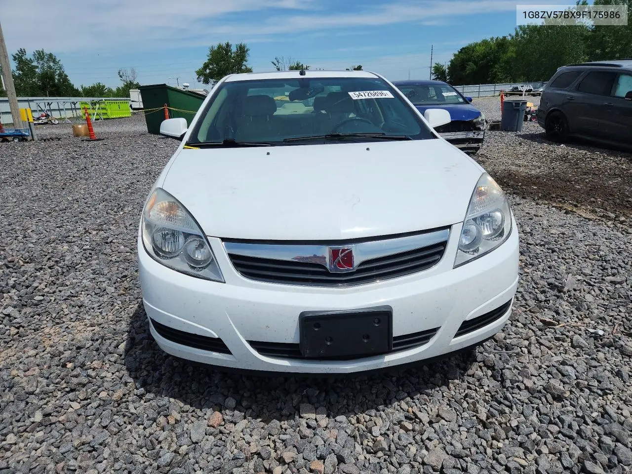 2009 Saturn Aura Xr VIN: 1G8ZV57BX9F175986 Lot: 54726896