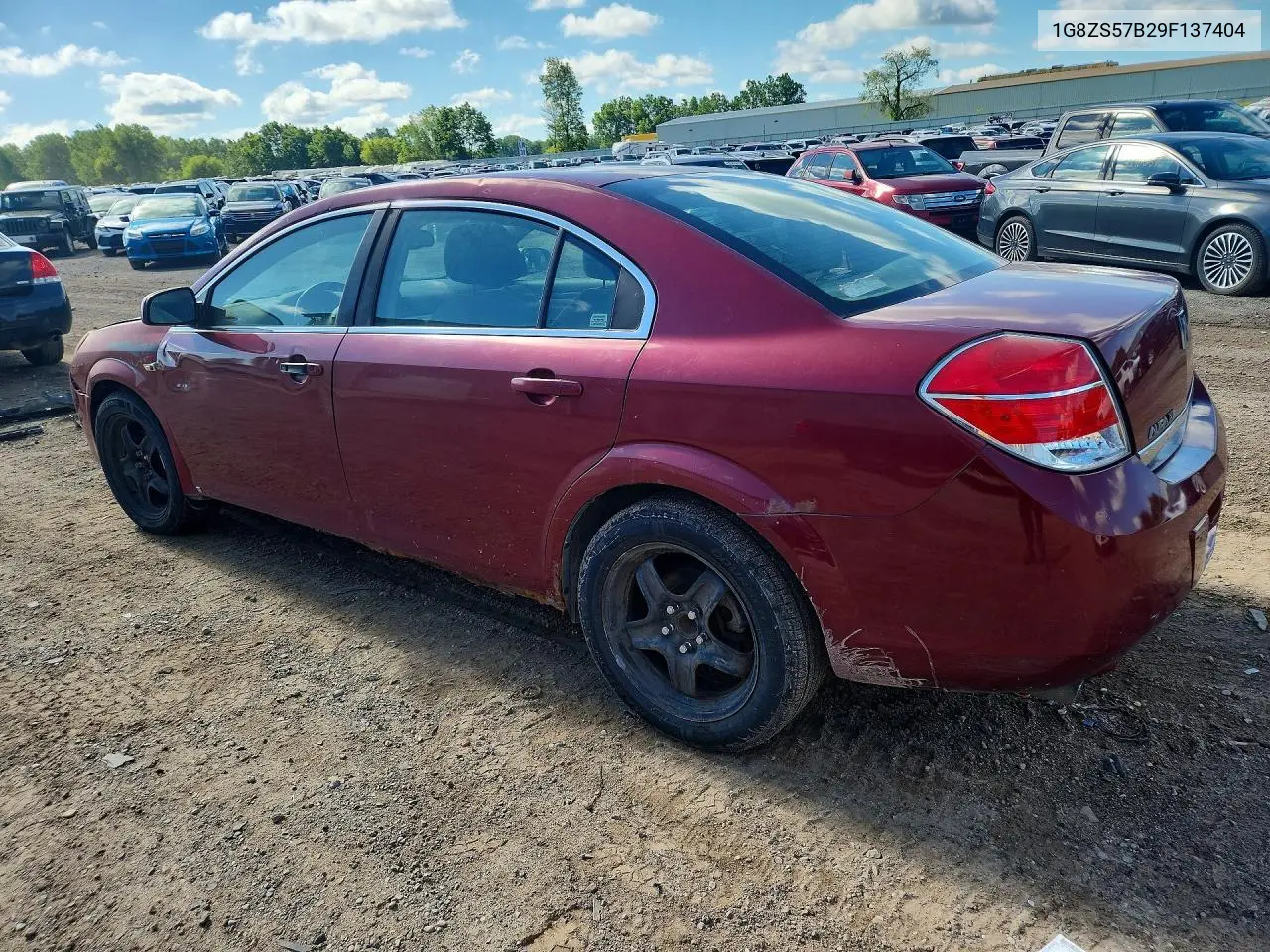 2009 Saturn Aura Xe VIN: 1G8ZS57B29F137404 Lot: 57911236