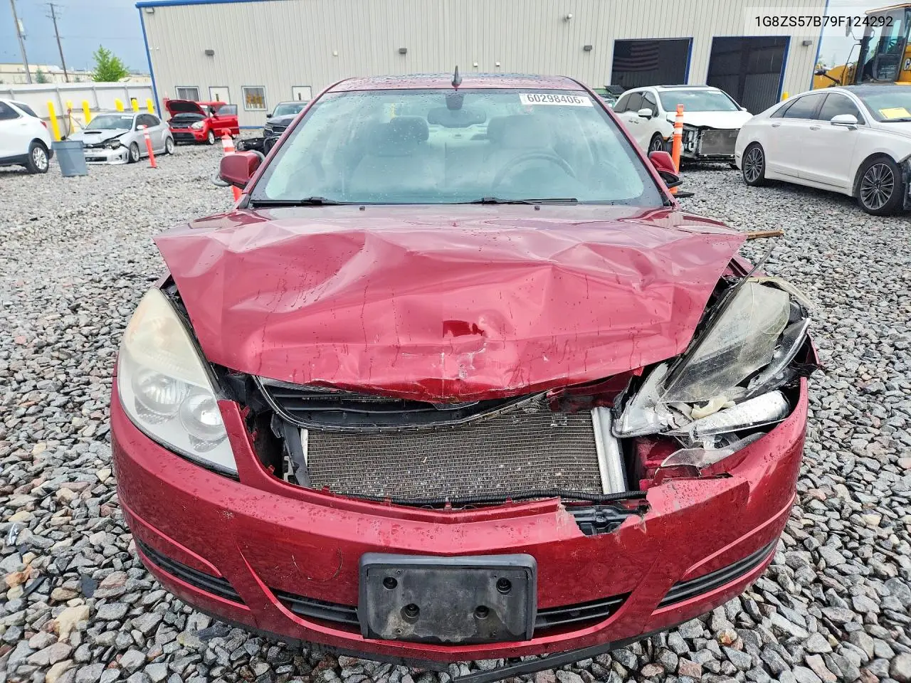 2009 Saturn Aura Xe VIN: 1G8ZS57B79F124292 Lot: 60298406