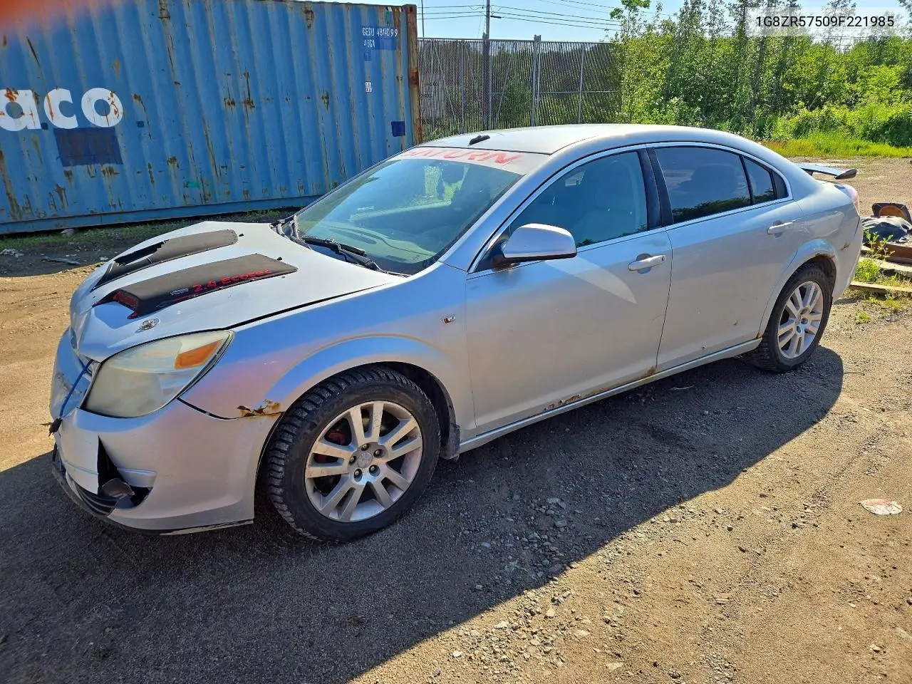 2009 Saturn Aura Green Line VIN: 1G8ZR57509F221985 Lot: 60651856