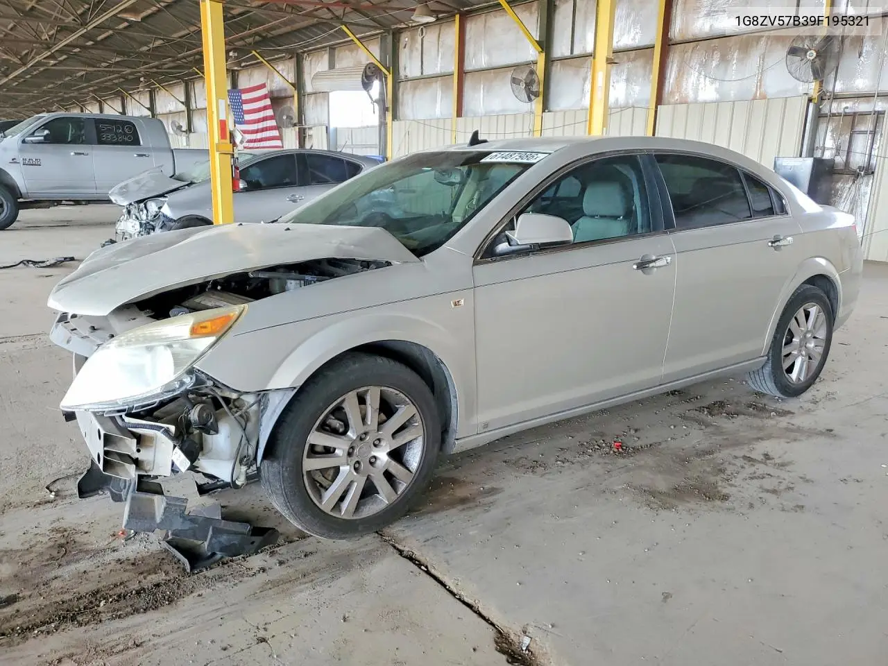2009 Saturn Aura Xr VIN: 1G8ZV57B39F195321 Lot: 61487986