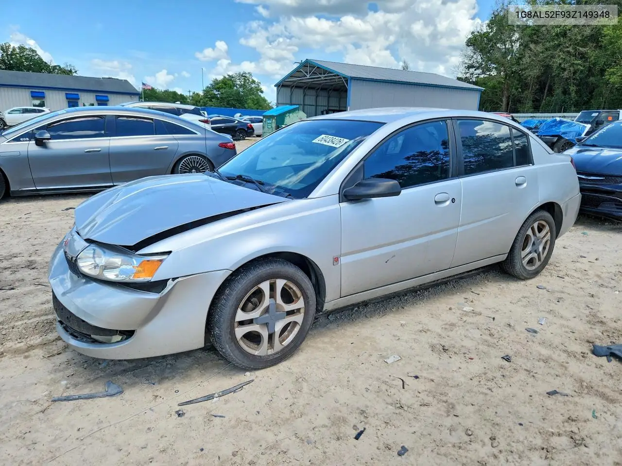 2003 Saturn Ion Level 3 VIN: 1G8AL52F93Z149348 Lot: 60438426