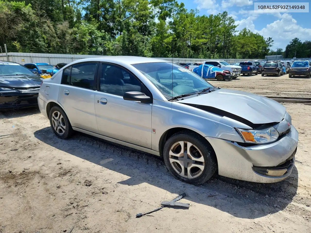 2003 Saturn Ion Level 3 VIN: 1G8AL52F93Z149348 Lot: 60438426