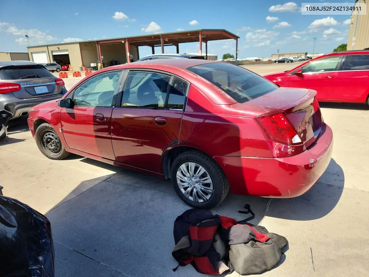 2004 Saturn Ion Level 2 VIN: 1G8AJ52F24Z134911 Lot: 58117416