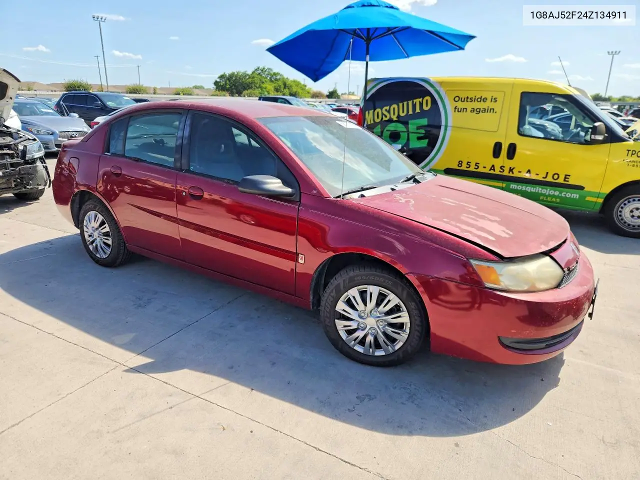 2004 Saturn Ion Level 2 VIN: 1G8AJ52F24Z134911 Lot: 58117416