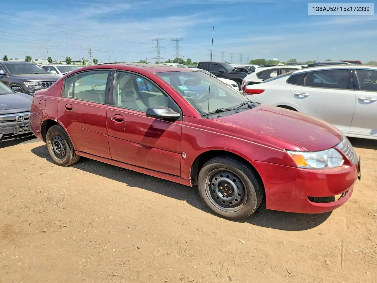 2005 Saturn Ion Level 2 VIN: 1G8AJ52F15Z172339 Lot: 54676226