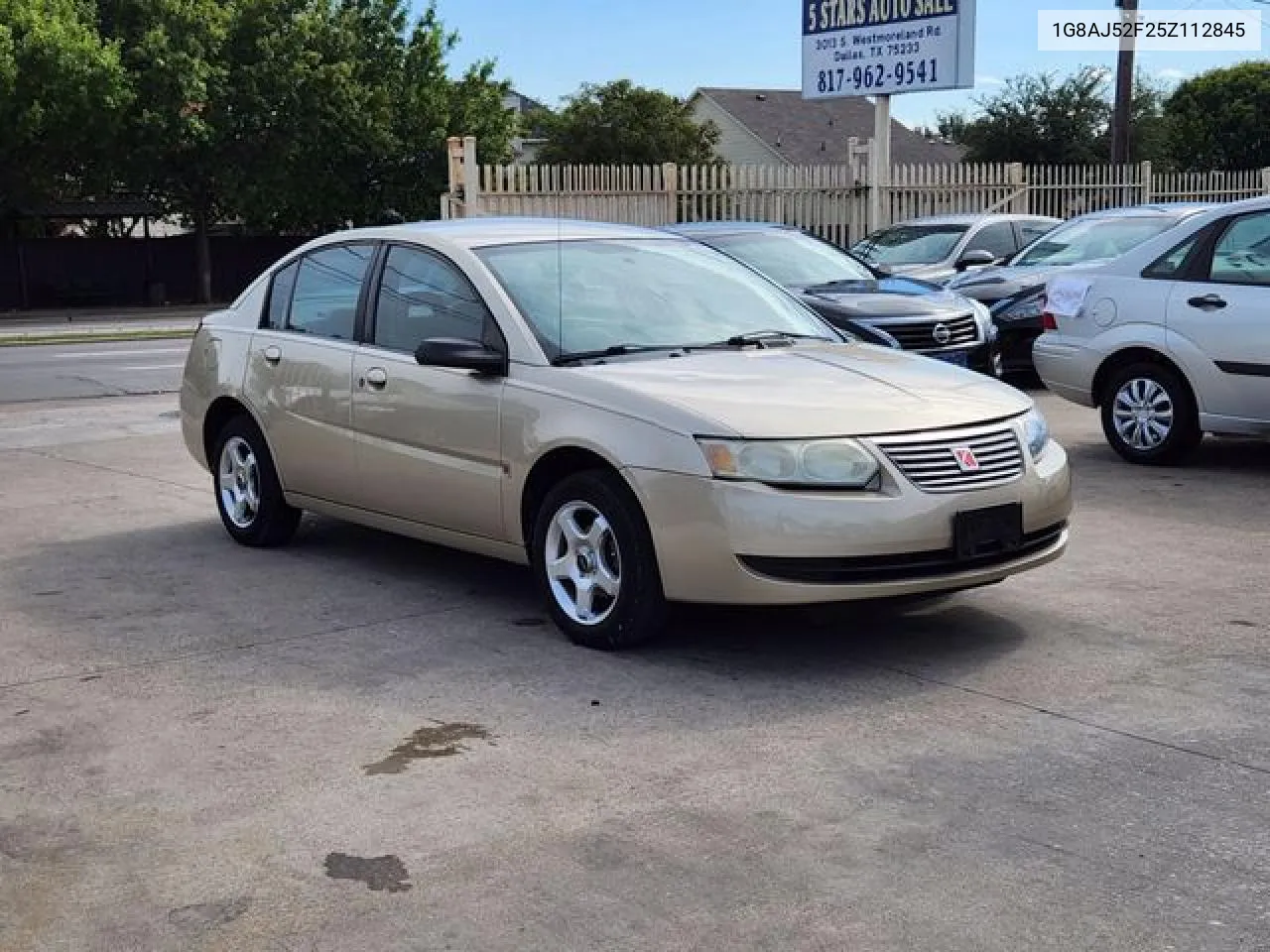 2005 Saturn Ion Level 2 VIN: 1G8AJ52F25Z112845 Lot: 66186622