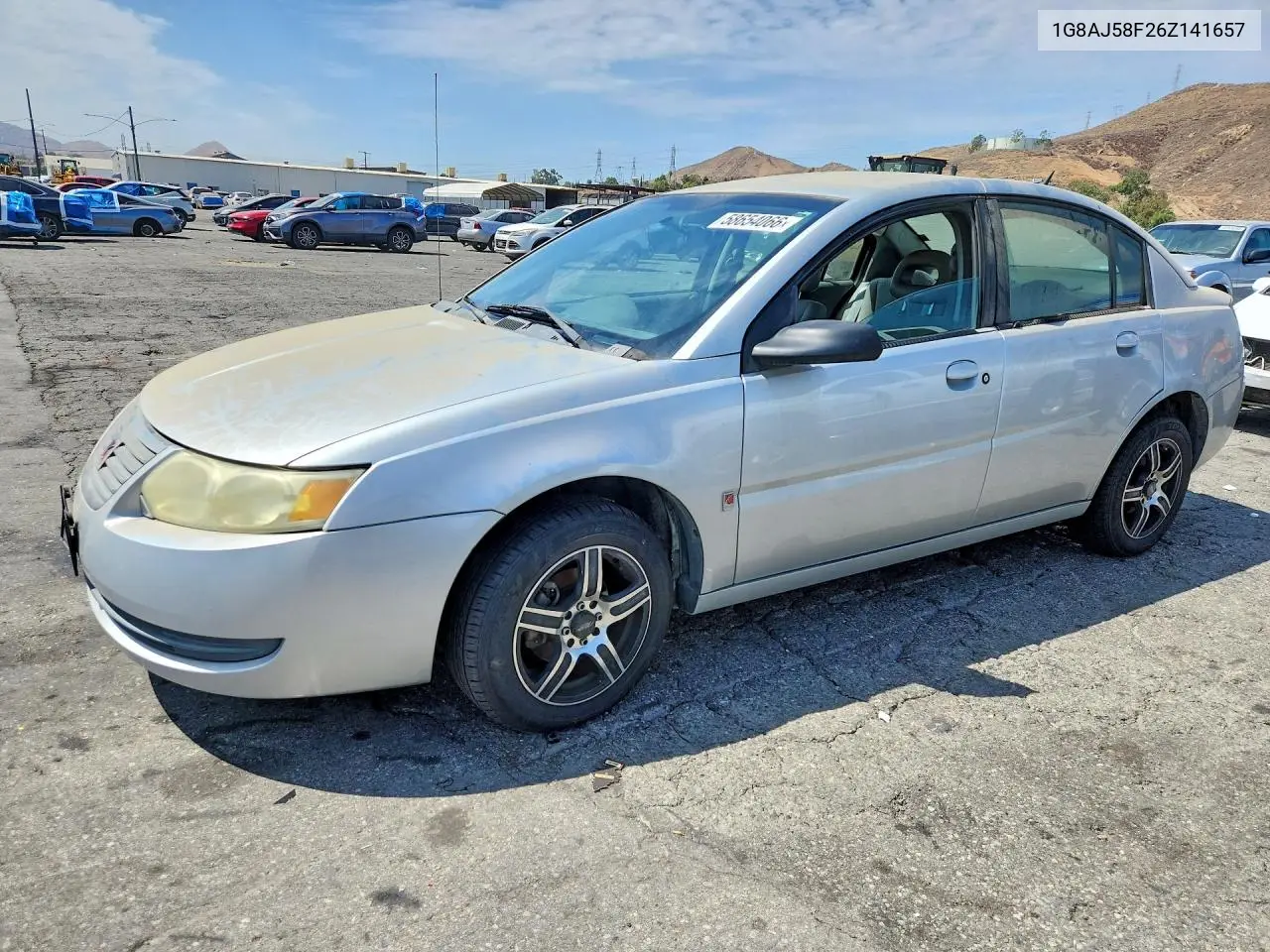 2006 Saturn Ion Level 2 VIN: 1G8AJ58F26Z141657 Lot: 58654066