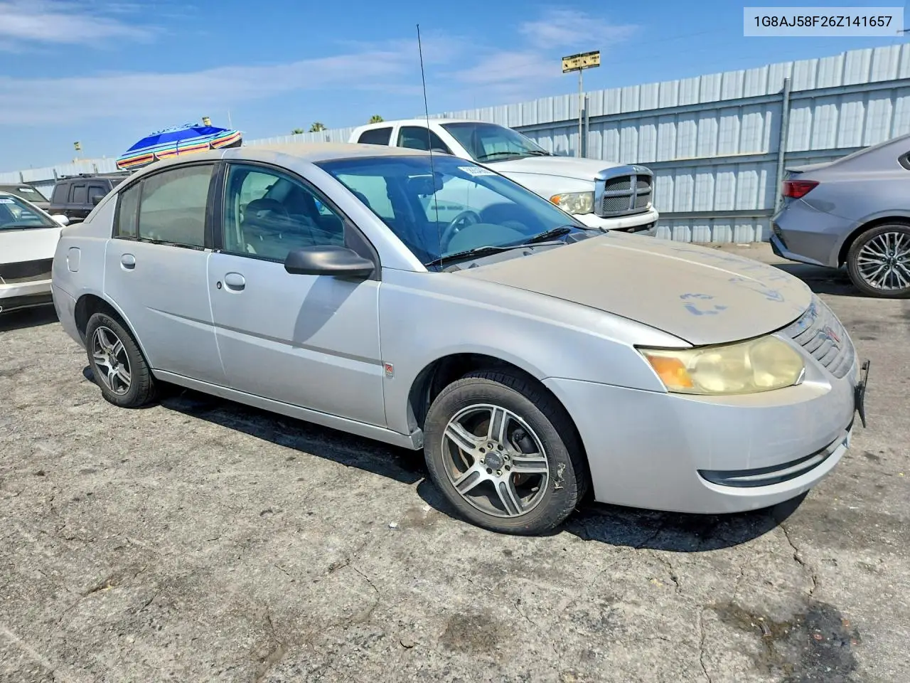 2006 Saturn Ion Level 2 VIN: 1G8AJ58F26Z141657 Lot: 58654066