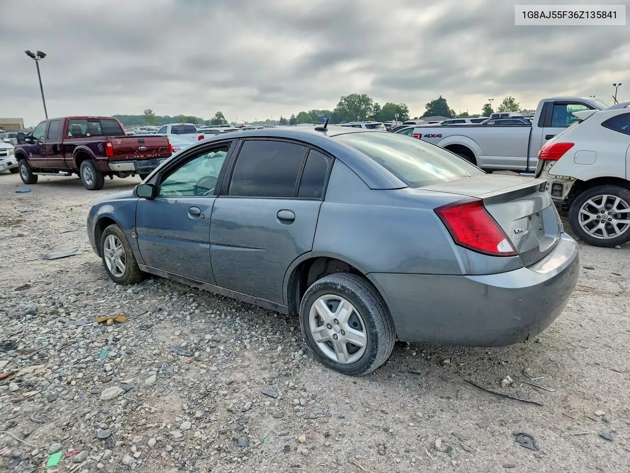 2006 Saturn Ion Level 2 VIN: 1G8AJ55F36Z135841 Lot: 60638566