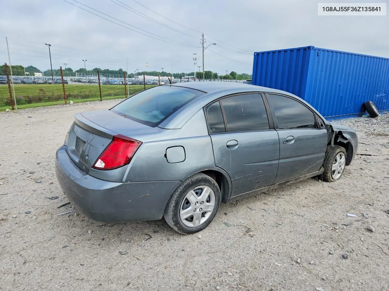 2006 Saturn Ion Level 2 VIN: 1G8AJ55F36Z135841 Lot: 60638566