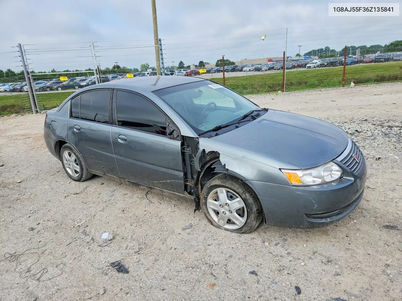 2006 Saturn Ion Level 2 VIN: 1G8AJ55F36Z135841 Lot: 60638566