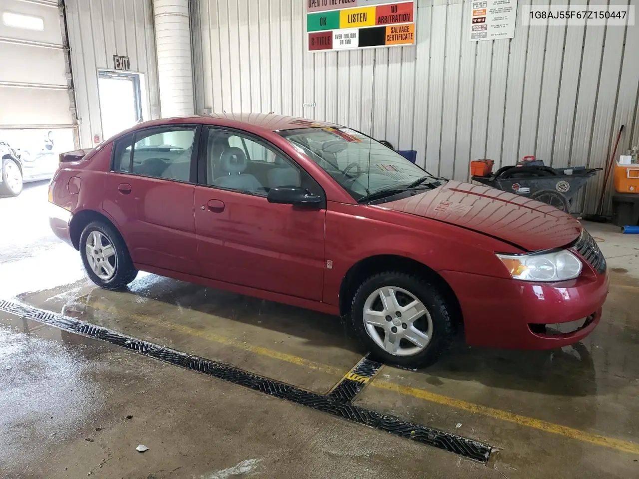 2007 Saturn Ion Level 2 VIN: 1G8AJ55F67Z150447 Lot: 49974926