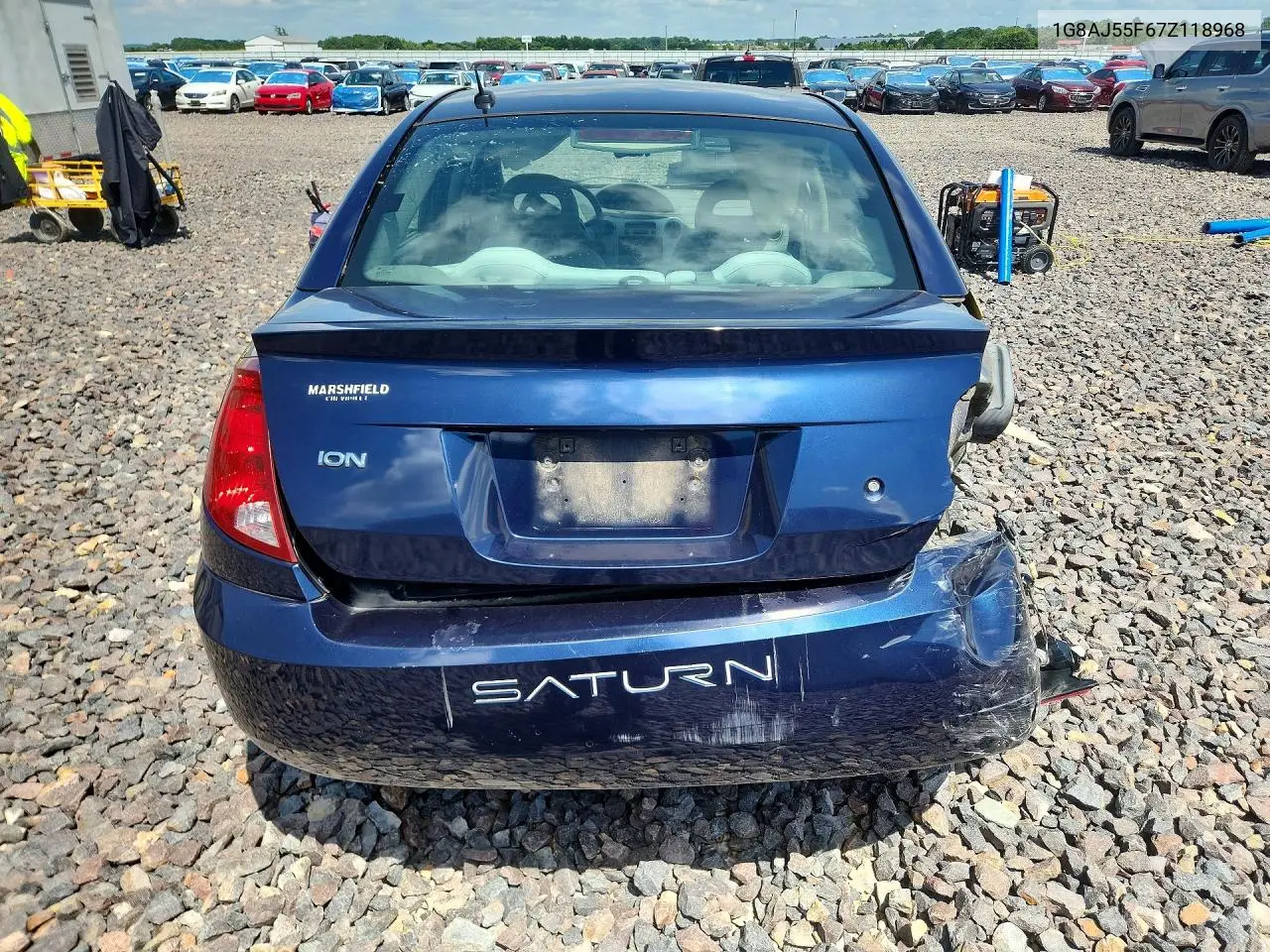 2007 Saturn Ion Level 2 VIN: 1G8AJ55F67Z118968 Lot: 55003146