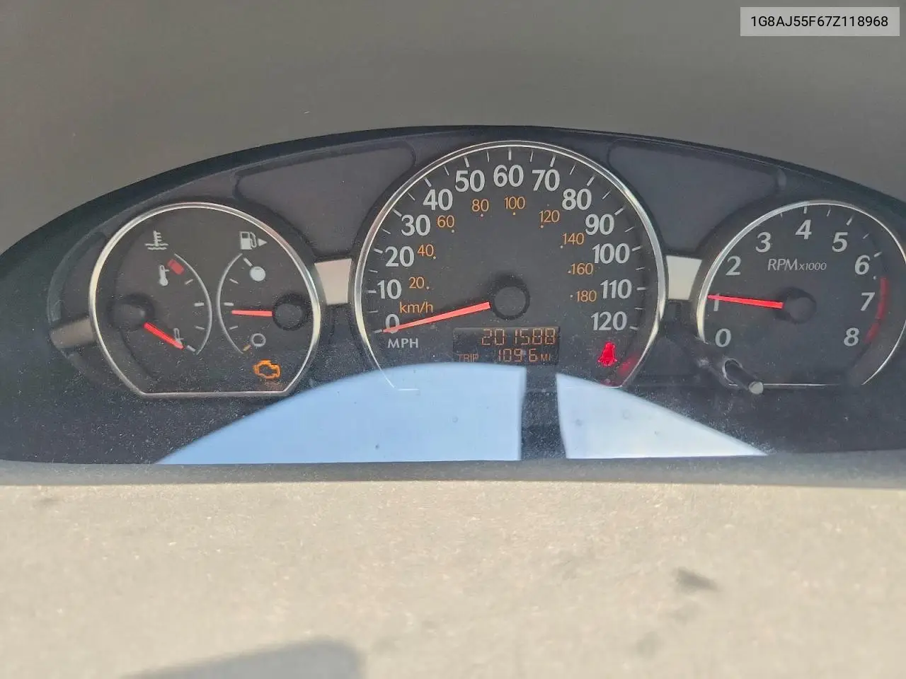 2007 Saturn Ion Level 2 VIN: 1G8AJ55F67Z118968 Lot: 55003146
