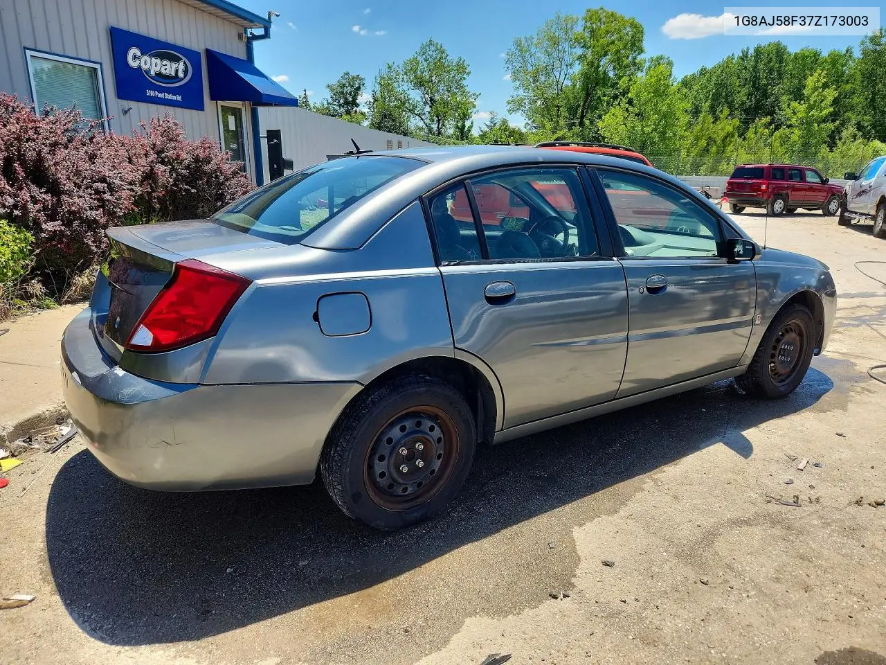 2007 Saturn Ion Level 2 VIN: 1G8AJ58F37Z173003 Lot: 58572826