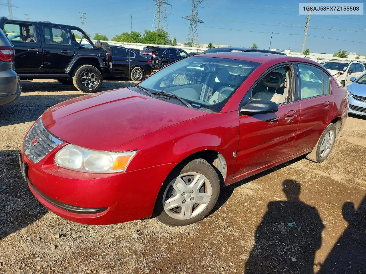 2007 Saturn Ion Level 2 VIN: 1G8AJ58FX7Z155503 Lot: 60192566
