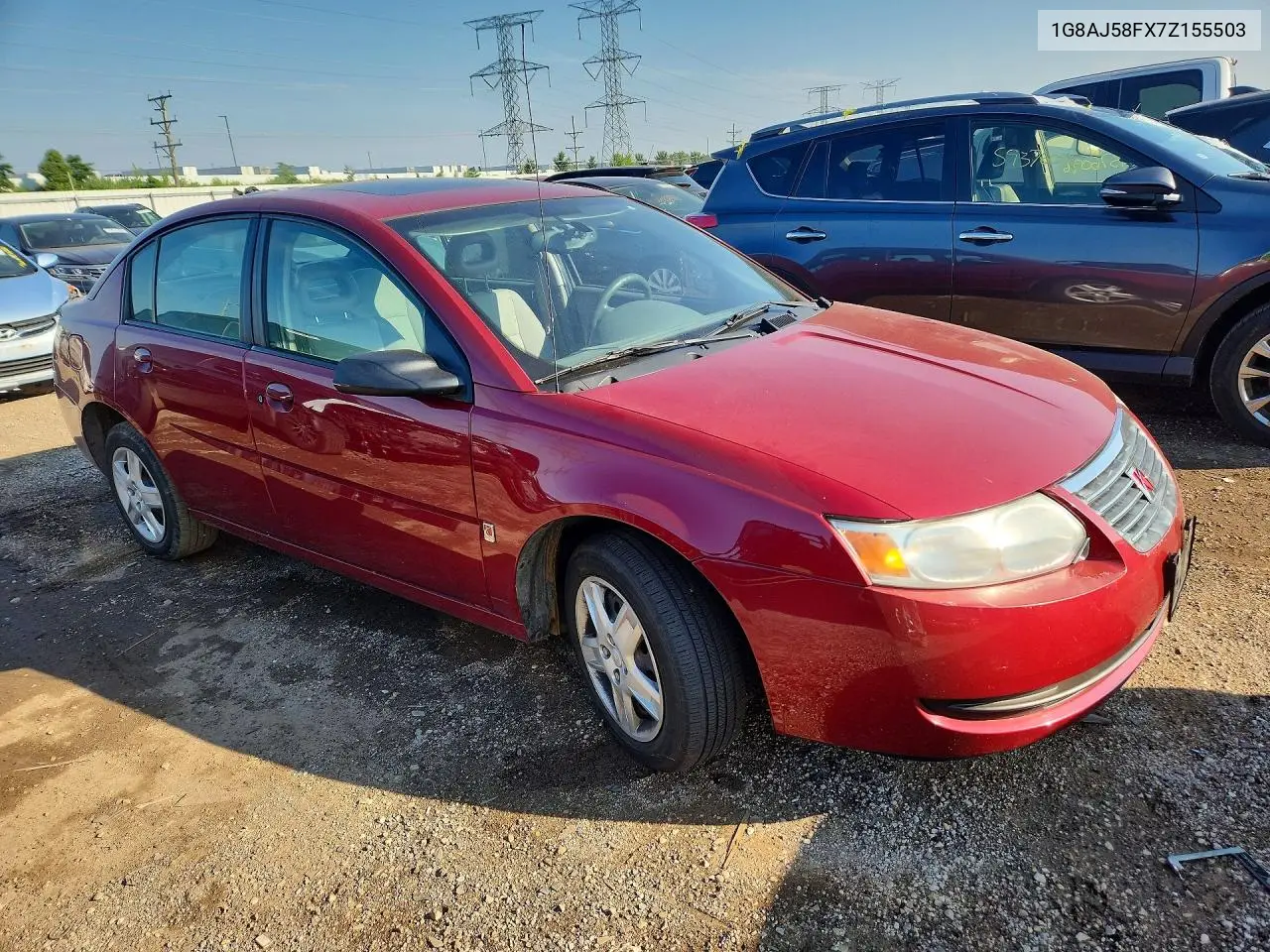 2007 Saturn Ion Level 2 VIN: 1G8AJ58FX7Z155503 Lot: 60192566