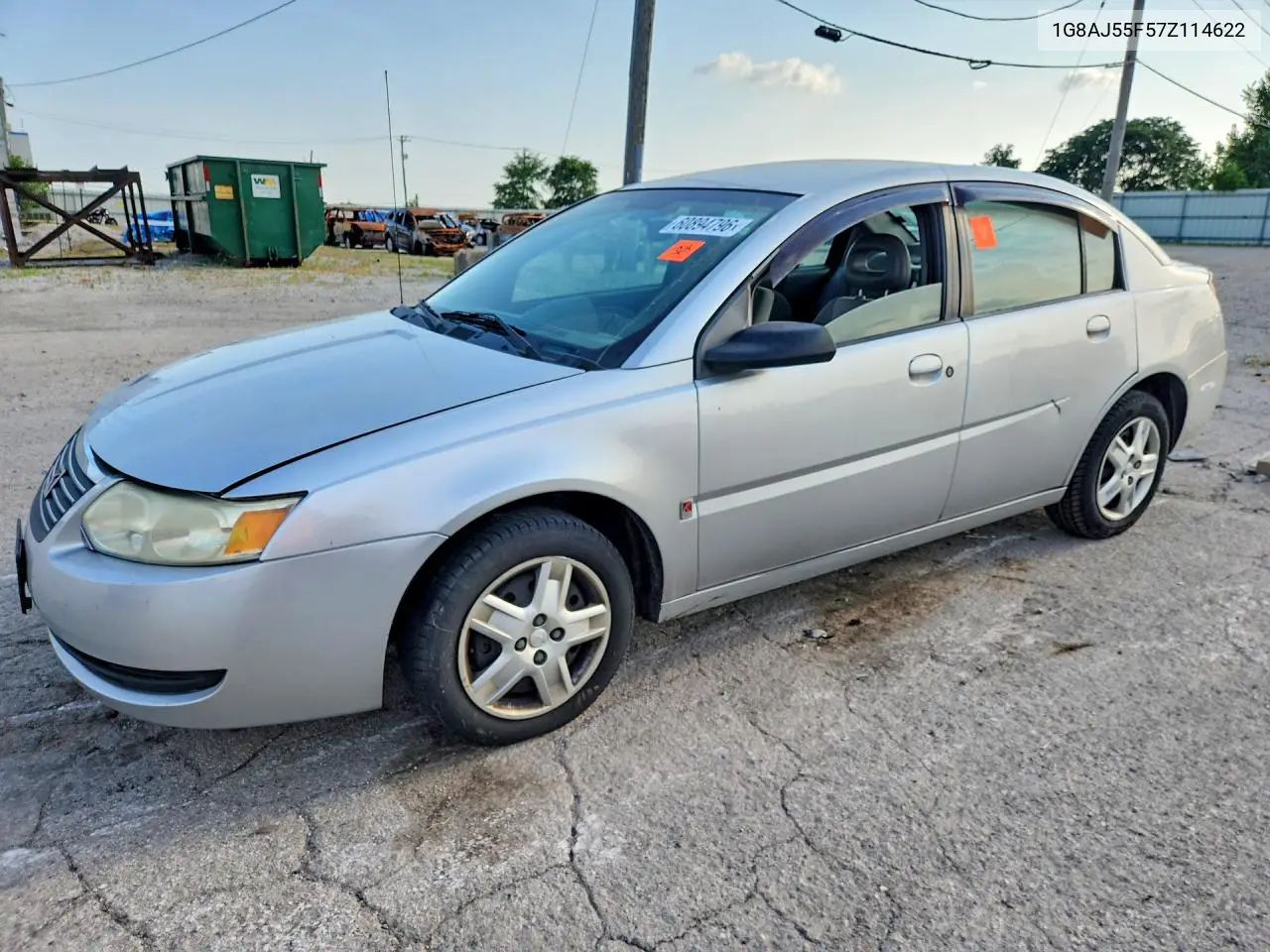 2007 Saturn Ion Level 2 VIN: 1G8AJ55F57Z114622 Lot: 60894796