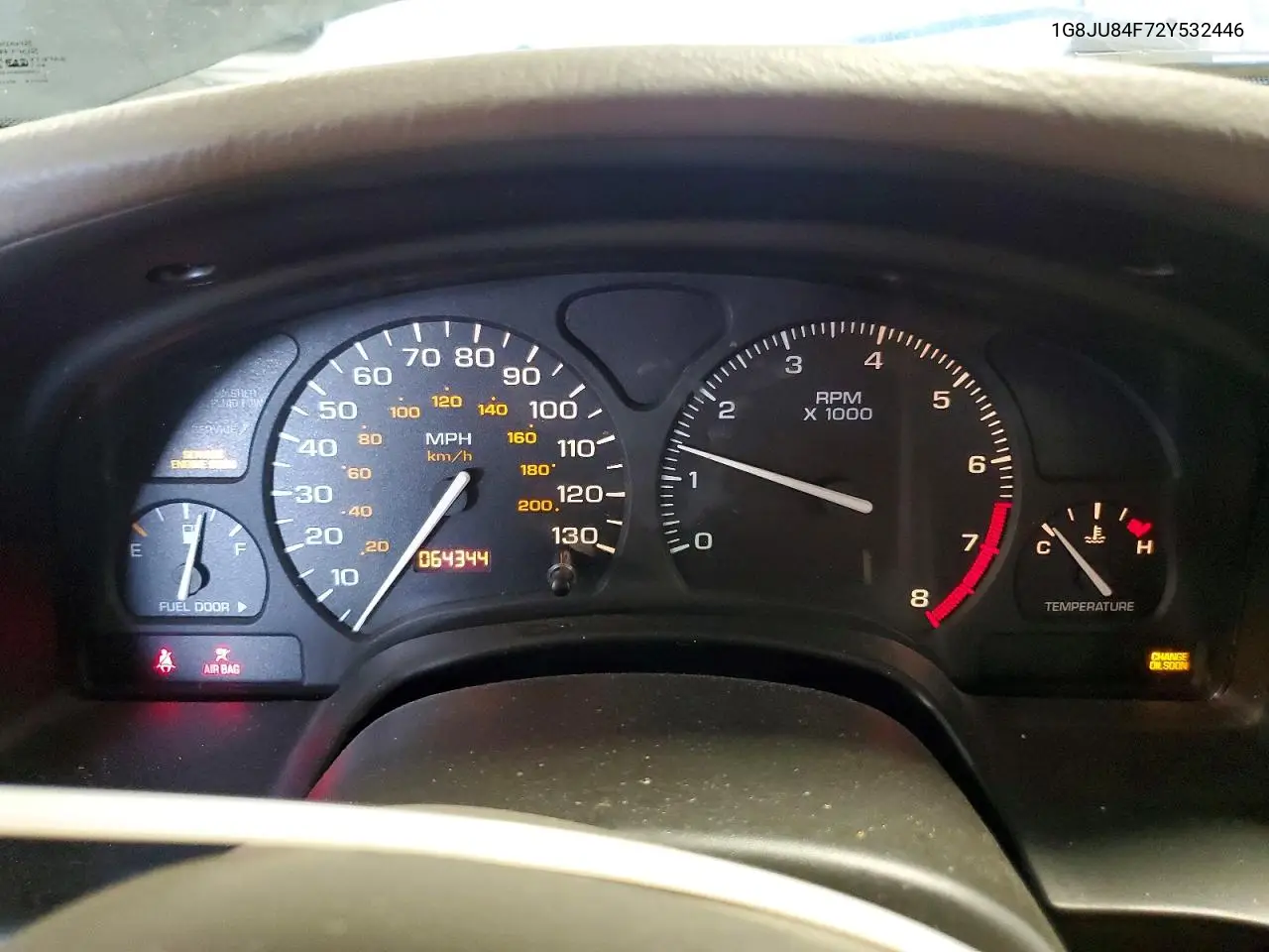 2002 Saturn Lw200 VIN: 1G8JU84F72Y532446 Lot: 60507106