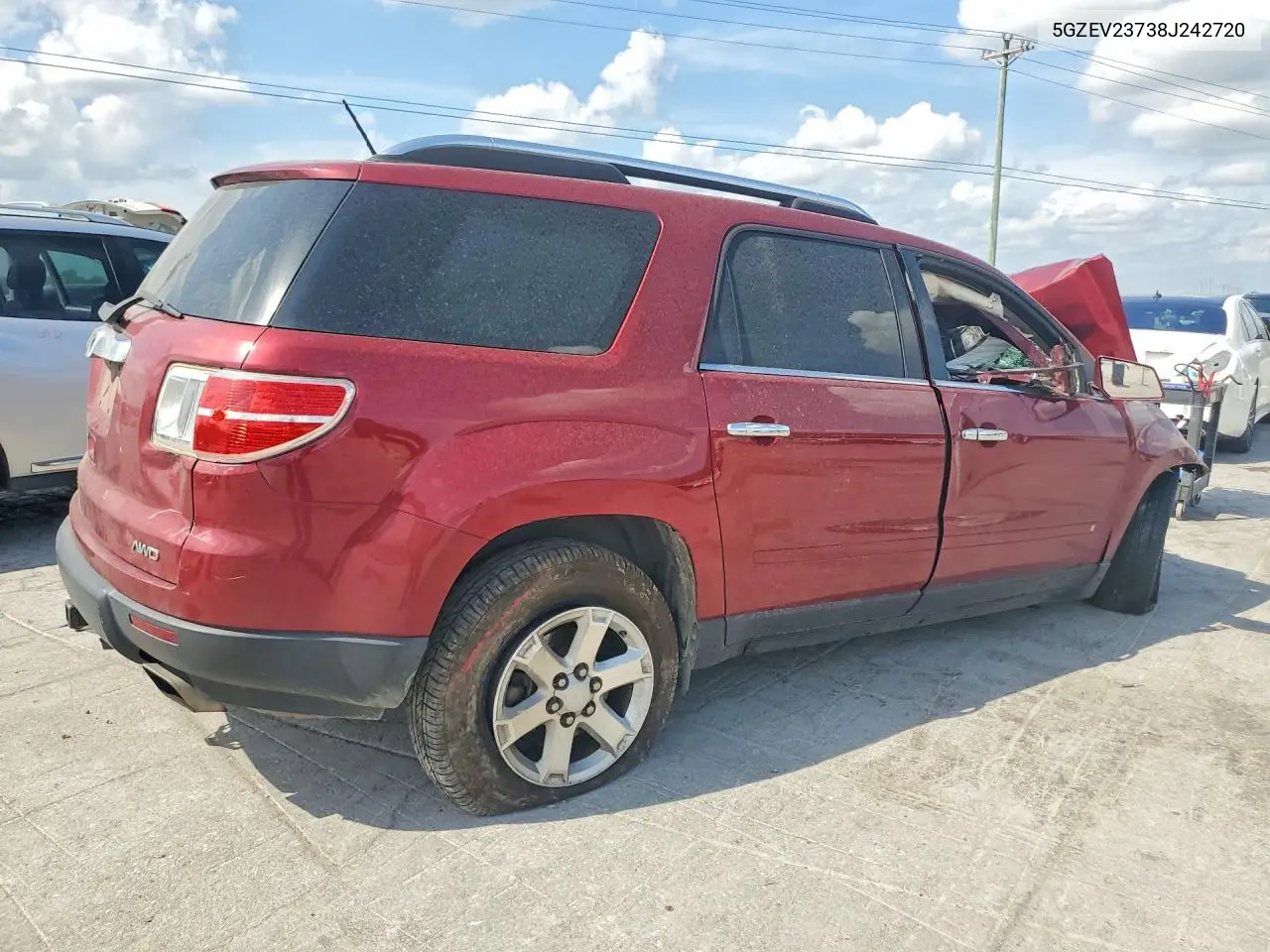 2008 Saturn Outlook Xr VIN: 5GZEV23738J242720 Lot: 48348156