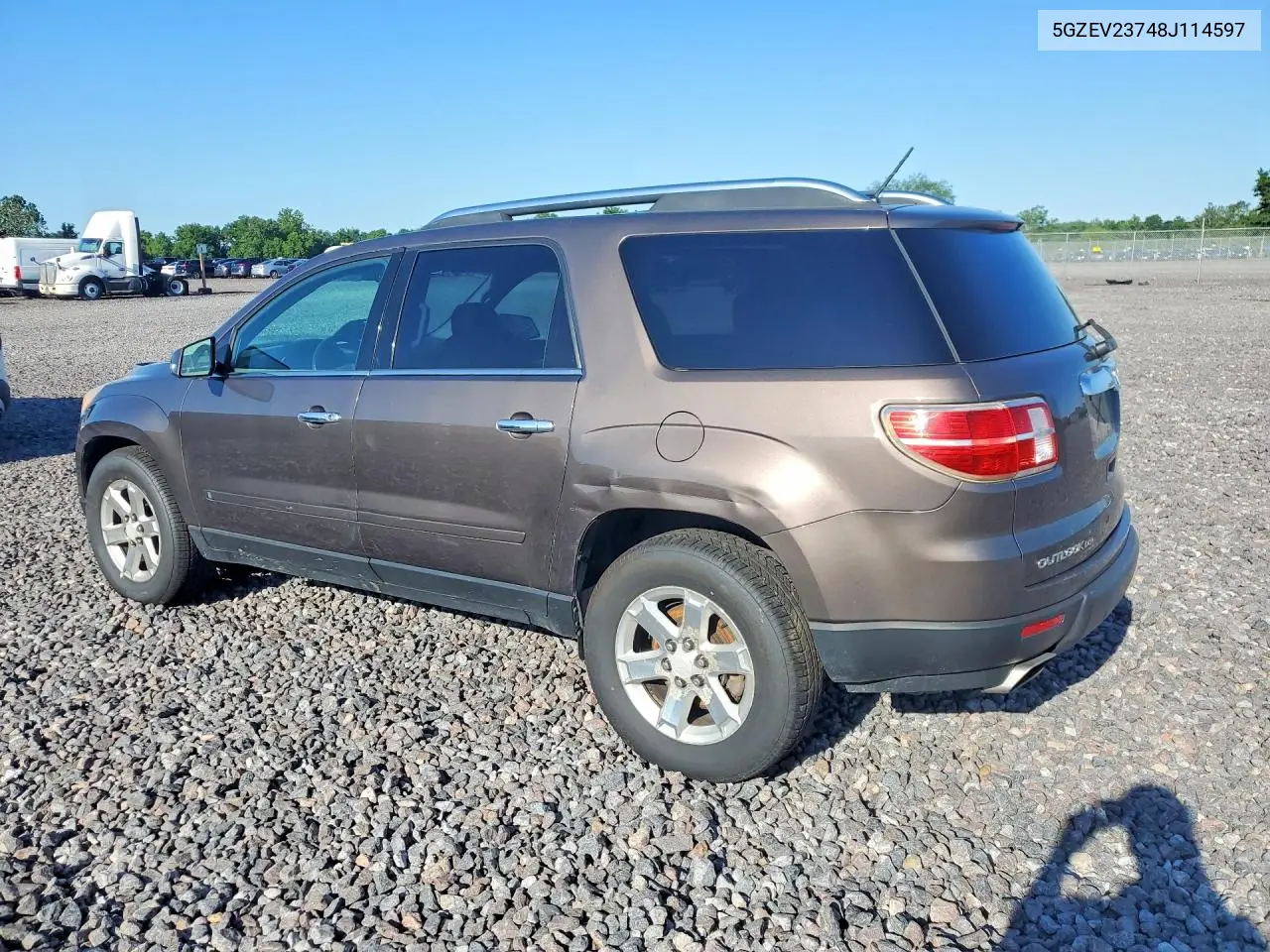 2008 Saturn Outlook Xr VIN: 5GZEV23748J114597 Lot: 58268936