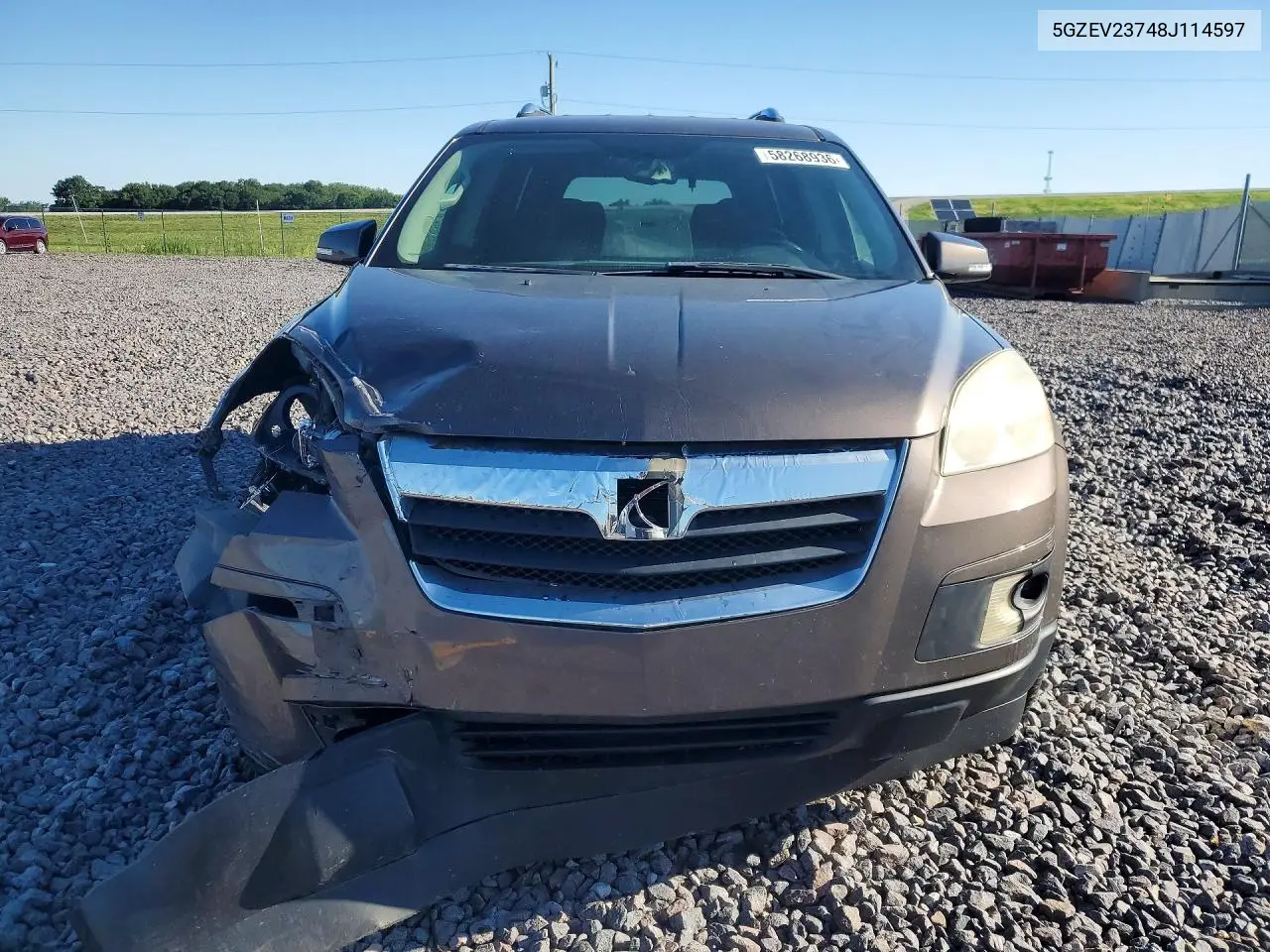 2008 Saturn Outlook Xr VIN: 5GZEV23748J114597 Lot: 58268936