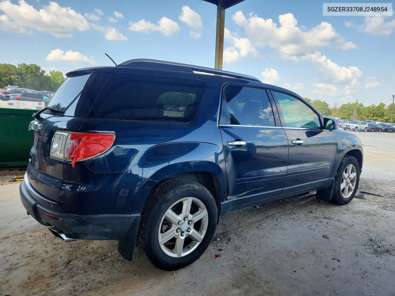 2008 Saturn Outlook VIN: 5GZER33708J248954 Lot: 59183826