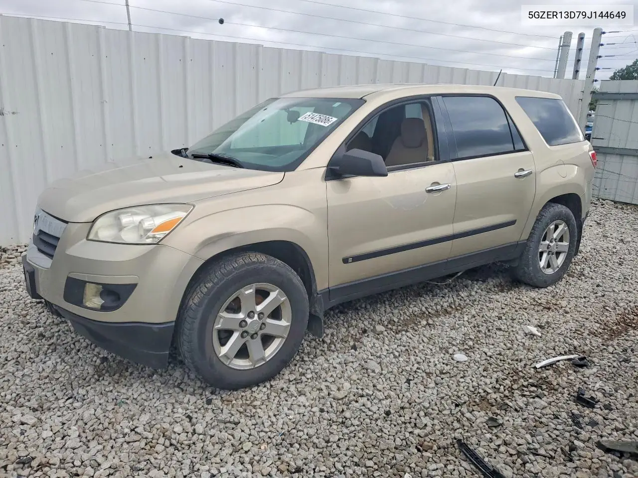 2009 Saturn Outlook Xe VIN: 5GZER13D79J144649 Lot: 51475086