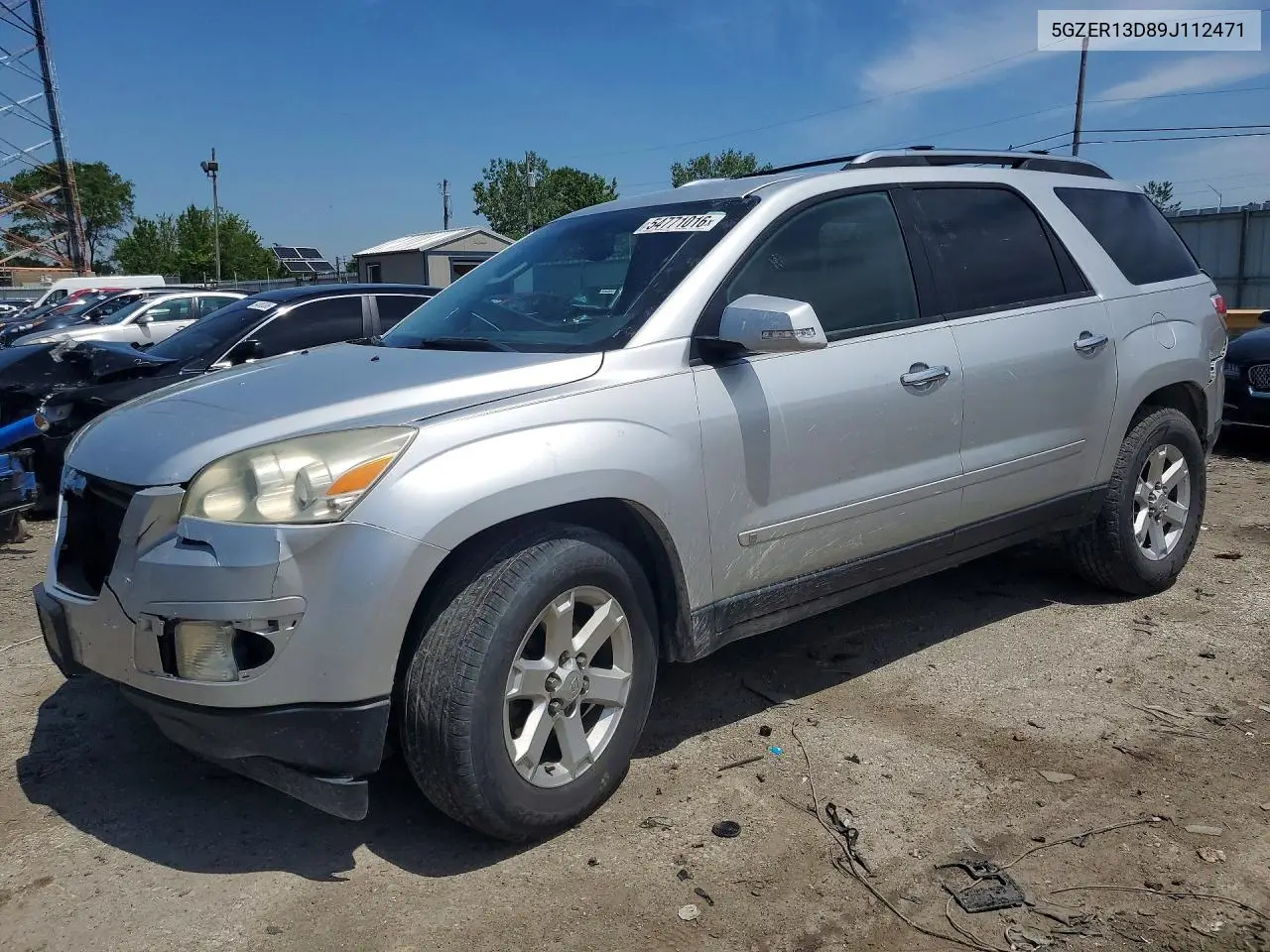 2009 Saturn Outlook Xe VIN: 5GZER13D89J112471 Lot: 54771016