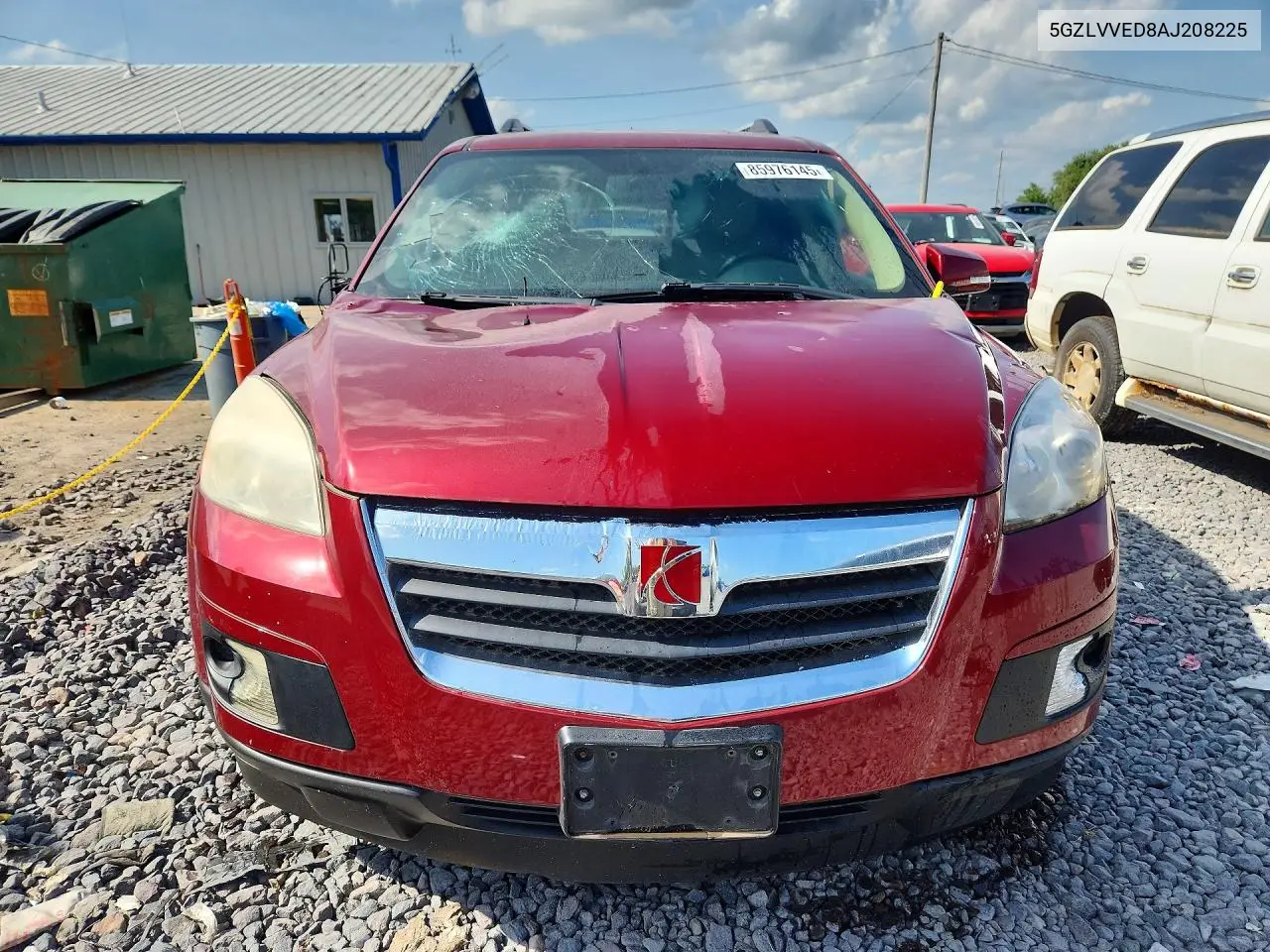 2010 Saturn Outlook Xr VIN: 5GZLVVED8AJ208225 Lot: 85976145