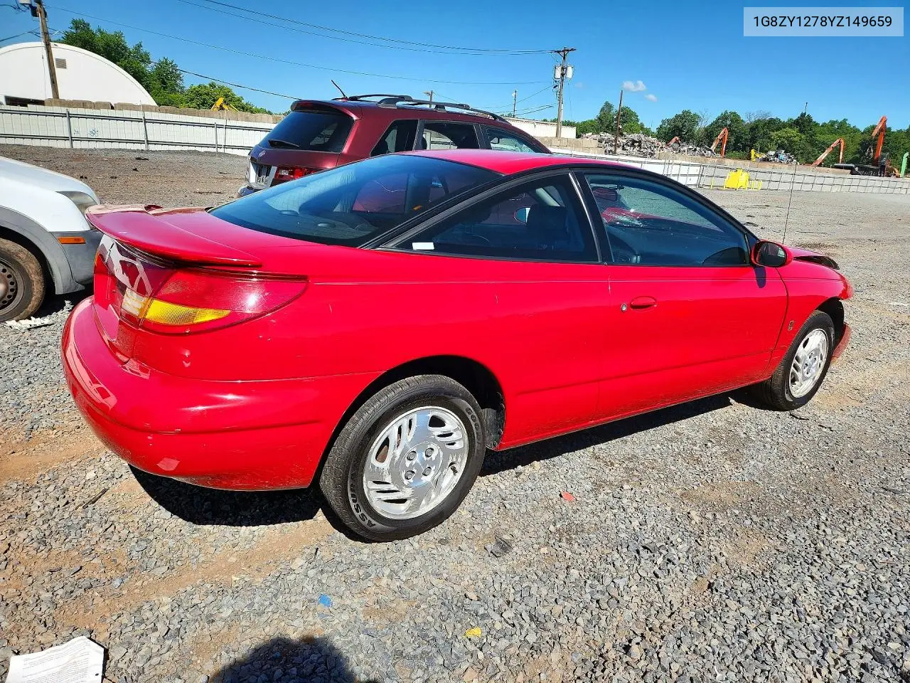 2000 Saturn Sc2 VIN: 1G8ZY1278YZ149659 Lot: 57439116