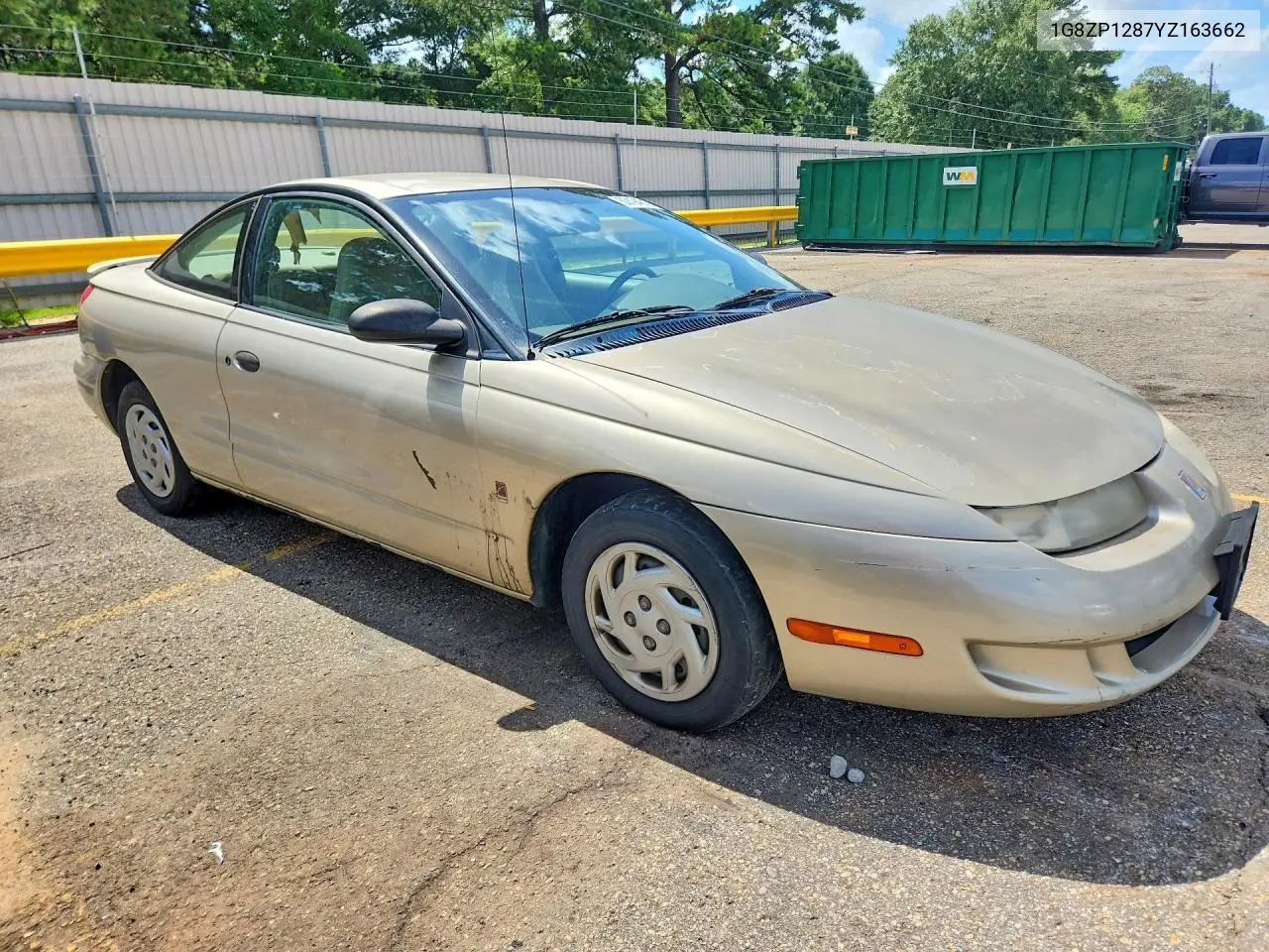 2000 Saturn Sc1 VIN: 1G8ZP1287YZ163662 Lot: 59194516