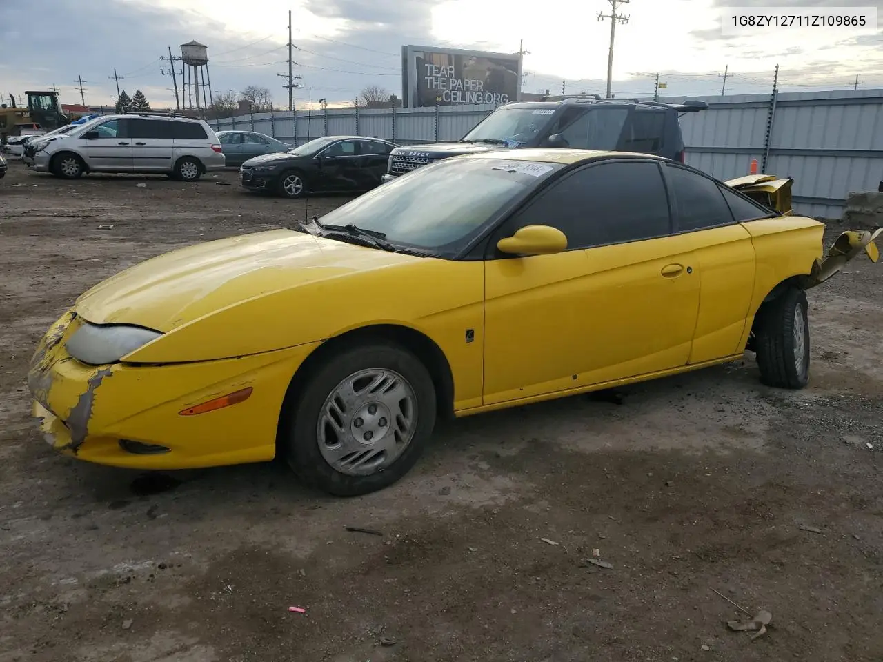 2001 Saturn Sc2 VIN: 1G8ZY12711Z109865 Lot: 84061184