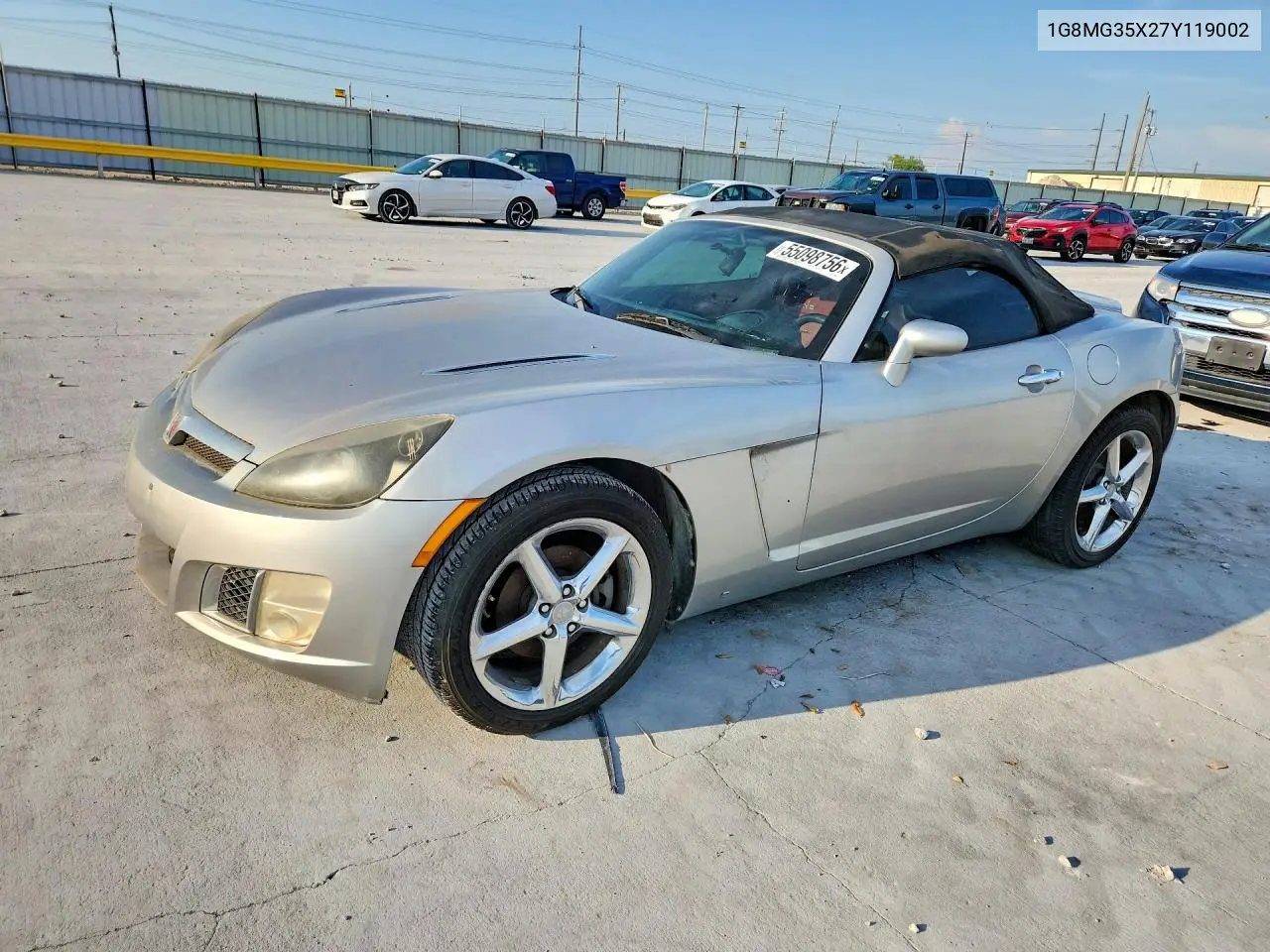 2007 Saturn Sky Redline VIN: 1G8MG35X27Y119002 Lot: 55098756